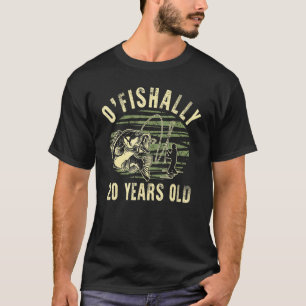 O'fishally 30 jaar oude visser 30e verjaardag Fi T-shirt