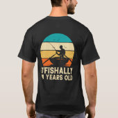 O'fishally 38 jaar oude grappige retro t-shirt (Achterkant)