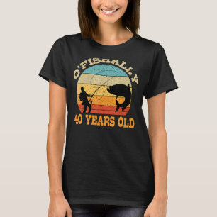 O'Fishally 40 Years Old Vissen Birthday Theme Par T-shirt