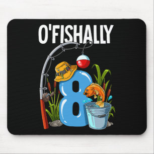 O'fishally 8 Jaar Oud 8e Verjaardag Vissen Muismat