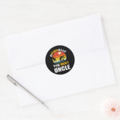 OFISHALLY De beste oom Vist oom Ronde Sticker (Envelop)