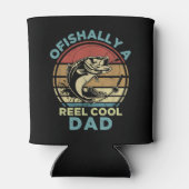 Ofishally Funny fishing lover Blikjeskoeler (Achterkant)