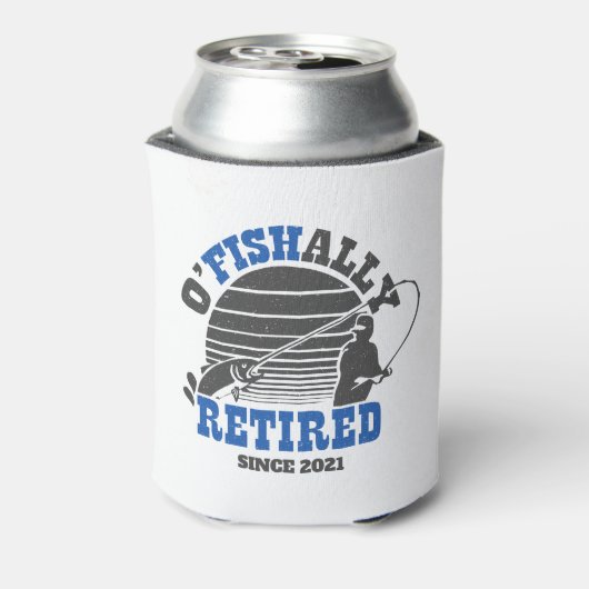 Ofishally Gepensioneerd Gevist Pensioengeschenk Bl Blikjeskoeler (Blikje Achterkant)