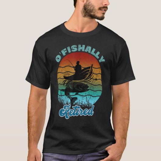 Ofishally Gepensioneerde Pensioen Vist Visser 3 T-shirt (Voorkant)