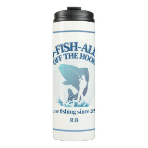 Ofishally Off The Hook Heren Pensioenfeestje Thermosbeker