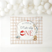 Ofishally One Birthday Personalized Banner  Wandkleed