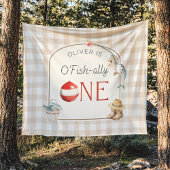 Ofishally One Birthday Personalized Banner  Wandkleed