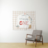 Ofishally One Birthday Personalized Banner Wandkleed (In Situ (horizontaal))