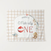Ofishally One Birthday Personalized Banner  Wandkleed (Voorkant (horizontaal))