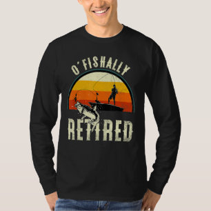 Ofishally Retired 2022 Fishing Retro Retiération D T-shirt