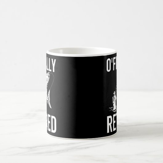 O'Fishally Revermoeally Funny Gevist in ruste Koffiemok (Center)