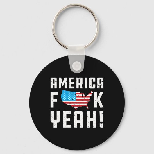 Ofjuly Amerika Ja Grappig cadeau Sleutelhanger (Voorkant)