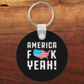 Ofjuly Amerika Ja Grappig cadeau Sleutelhanger (Voorkant)