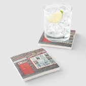 O'Flahertys Pub, Dingle, Irish Pub Onderzetter. Stenen Onderzetter (Zijkant)