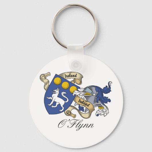 O'Flynn Family Crest Sleutelhanger (Voorkant)