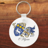 O'Flynn Family Crest Sleutelhanger (Voorkant)
