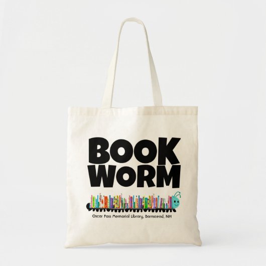 OFML Book Worm Canvas tas (Voorkant)