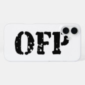 OFP iPhone HOESJE (Achterkant horizontaal)