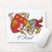O'Friel Family Crest Muismat (Met muis)
