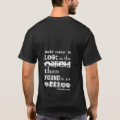 OFTA Oilfield gevonden (donker shirt) T-shirt (Achterkant)