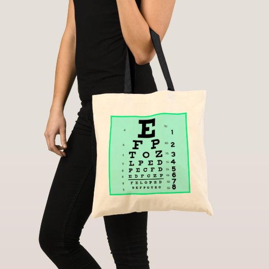Oftalmologie Ooggrafiek Aangepaste optometrische K Tote Bag (Voorkant (product))