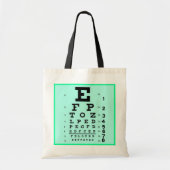 Oftalmologie Ooggrafiek Aangepaste optometrische K Tote Bag (Voorkant)