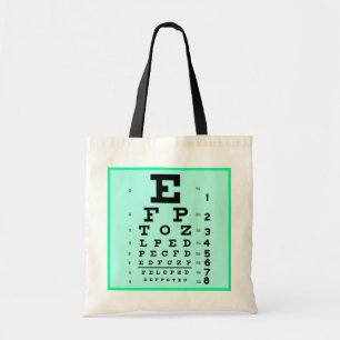 Oftalmologie Ooggrafiek Aangepaste optometrische K Tote Bag