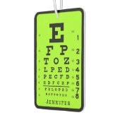 Oftalmologie Ooggrafiek Groen/zwart Luchtverfrisser (Links)