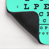 Oftalmologie Optometrie Medisch oog Grafiek Aqua Muismat (Hoek)