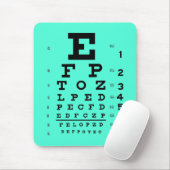 Oftalmologie Optometrie Medisch oog Grafiek Aqua Muismat (Met muis)