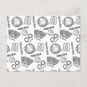 Oftalmologie Schetsen Briefkaart