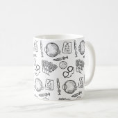 Oftalmologie Schetsen Koffiemok (Voorkant rechts)