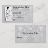 oftalmologisch Visitekaartje Afsprakenkaartje (Voorkant / Achterkant)