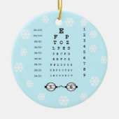 Oftalmoloog, Eye Specialist kerstversiering Keramisch Ornament (Voorkant)