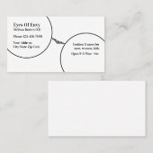 Oftalmoloog Eyeslijtawinkel Visitekaartje (Voorkant / Achterkant)