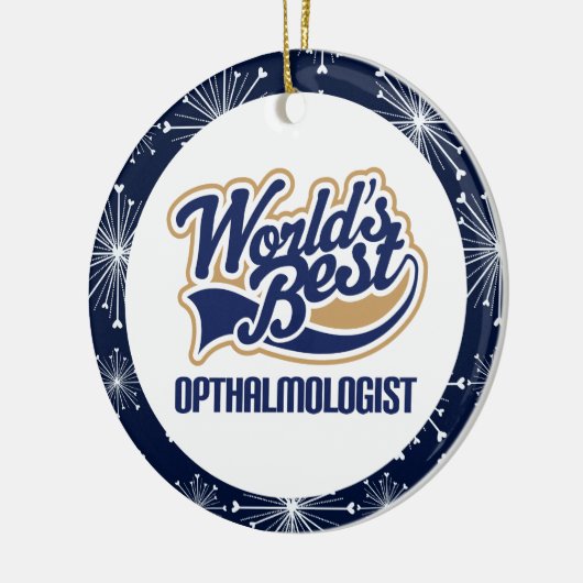 Oftalmoloog Gift Ornament (Links)