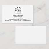 Oftalmoloog Medische Visitekaartjes (Voorkant / Achterkant)