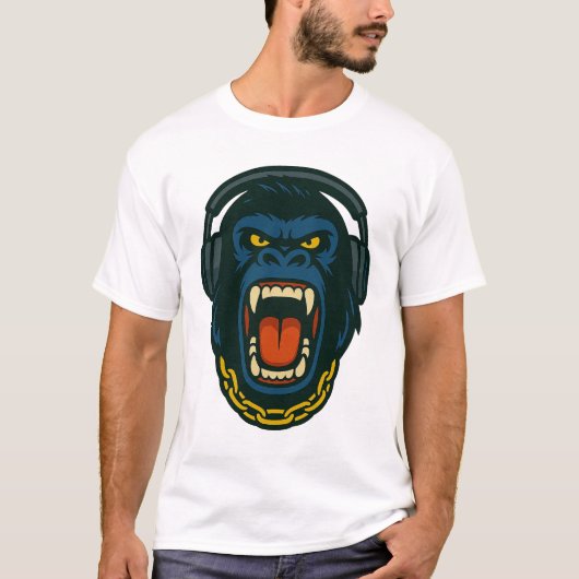 OG Beats — The Headphone Gorilla T-shirt (Voorkant)