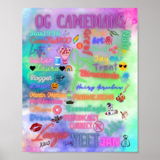 OG Camedian Poster (Voorkant)