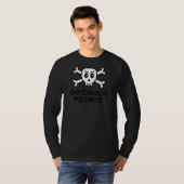 OG Couch Potato schedel en Cross Bone Word Design T-shirt (Voorkant volledig)