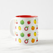 OG Fruit Salad Mug Tweekleurige Koffiemok (Voorkant links)