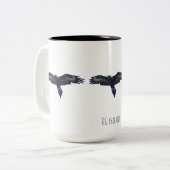 OG kip Tweekleurige Koffiemok (Voorkant links)