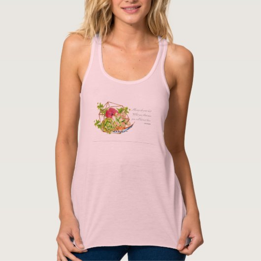 Og Mandino Quote Succulents Tanktop (Voorkant)