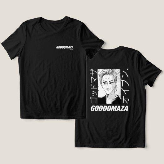 OG MOMOKO HEAD BACK (ZWART) Tri-Blend SHIRT (Ontwerp Voorkant & Achterkant)