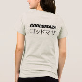 OG MOMOKO HOOFD KLEUR EST. 1985 FRONT UITZICHT Tri-Blend SHIRT (Achterkant)