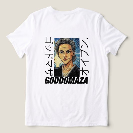 OG MOMOKO HOOFD KLEUR RUG UITZICHT Tri-Blend SHIRT (Design achterkant)