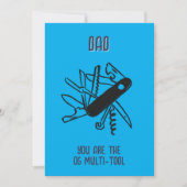 OG Multifunctionele tool vaderdag - kerstkaart (Voorkant)