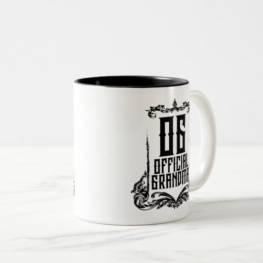 OG Officiële Grandma Tweekleurige Koffiemok (Voorkant rechts)