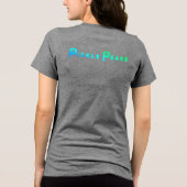 OG ontwerp blues Tri-Blend Shirt (Achterkant)