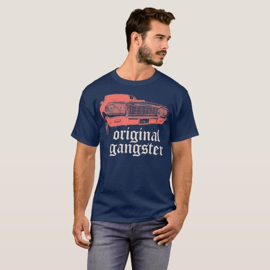 OG Original Gangster 64 Impala Gangsta Rap T-shirt (Voorkant volledig)